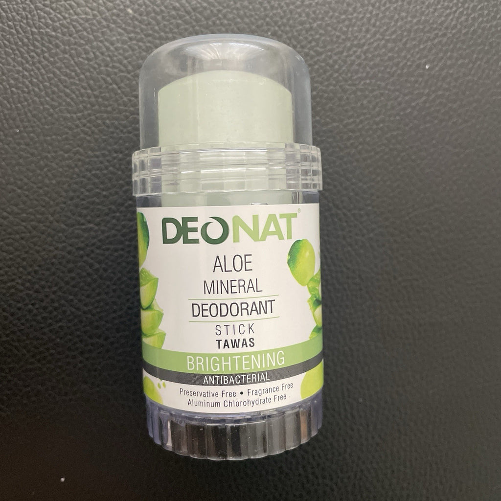 Aloe Mineral Deodorant Stick Brightening Antibacterial 80g - Tawas Underarm