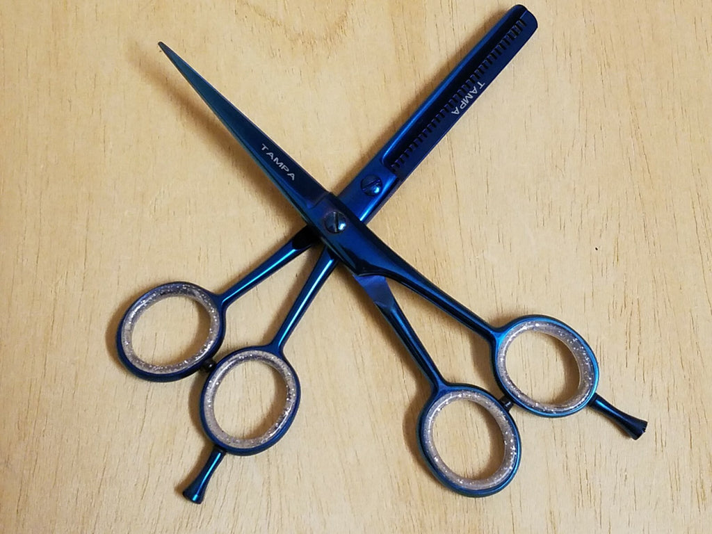 6 Inch Professional Hair Cutting Scissors & Thinner Set - Salon Barber Tools