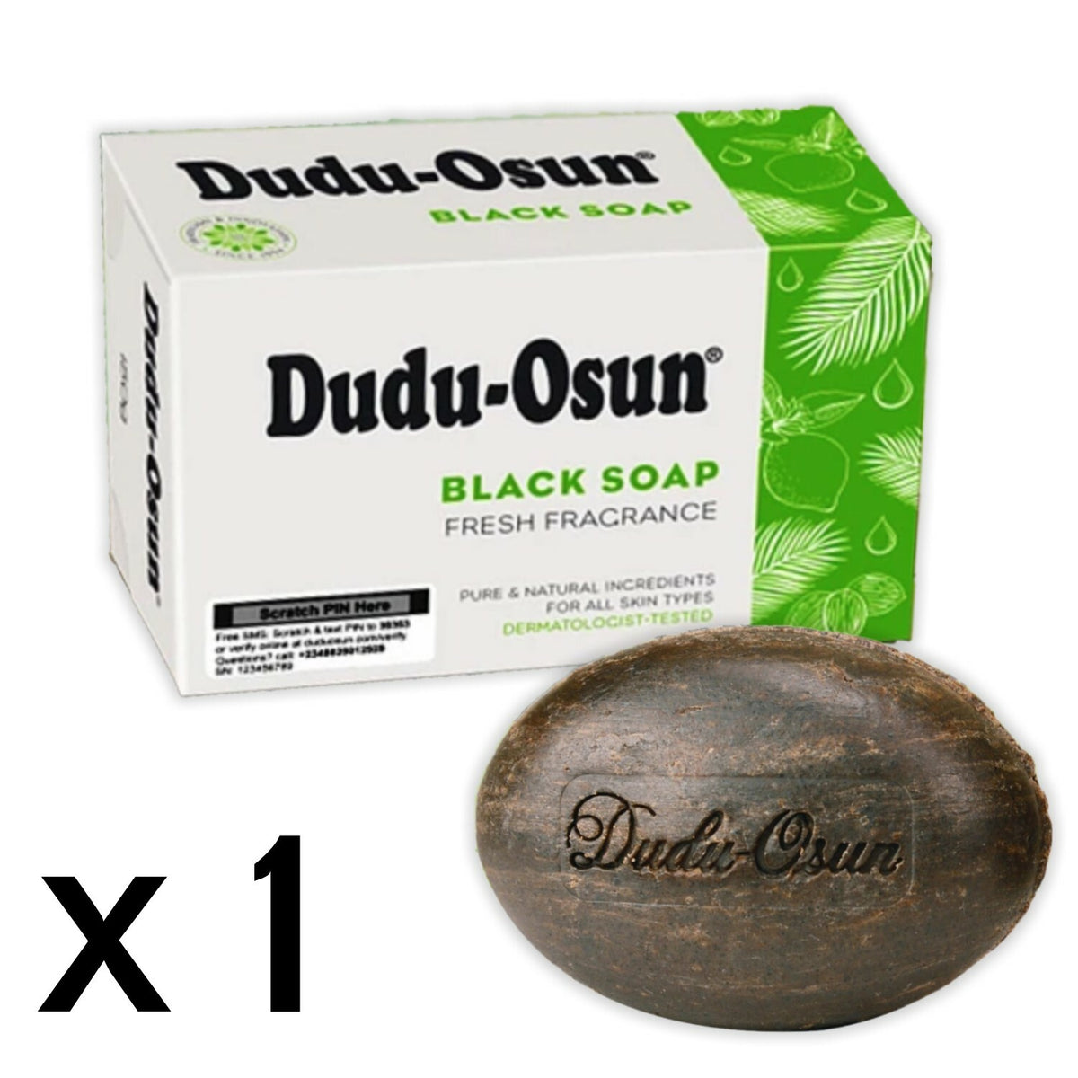African Black Soap for Acne Eczema & Skin Healing - Natural Bar
