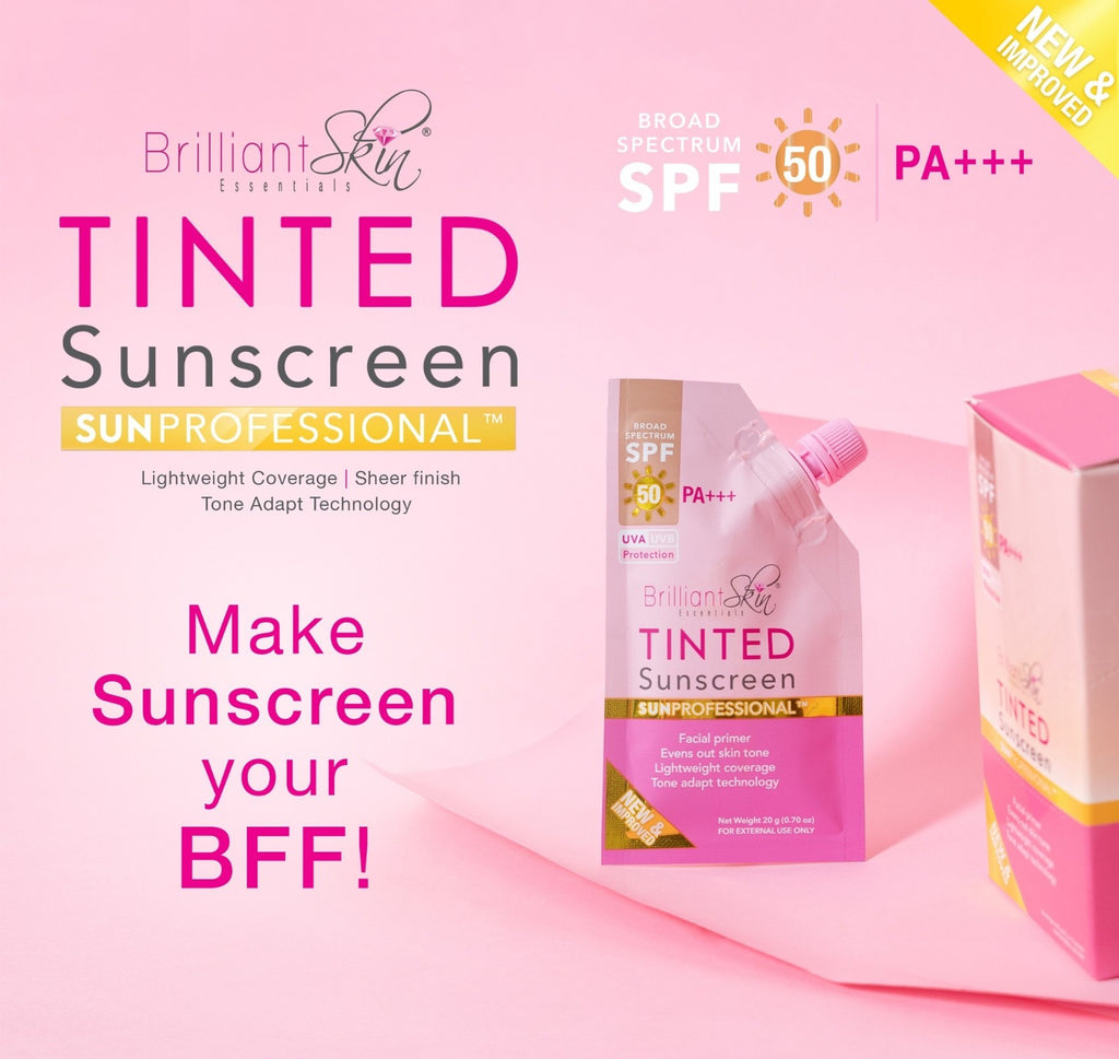 SPF 50 Tinted Primer Sunscreen - Sheer Finish, Broad Spectrum, Lightweight, 20g x 2