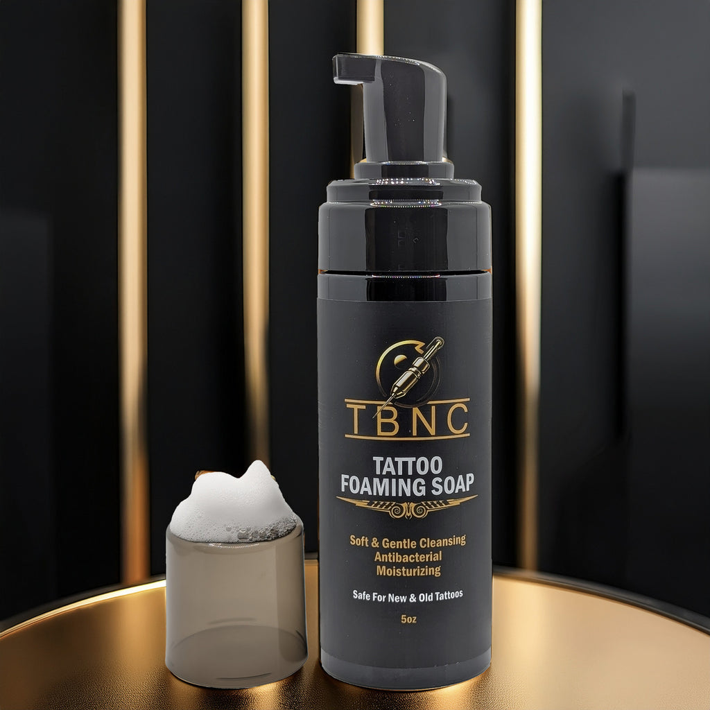 Tattoo Foaming Soap - Gentle, Antibacterial Tattoo Aftercare Cleanser