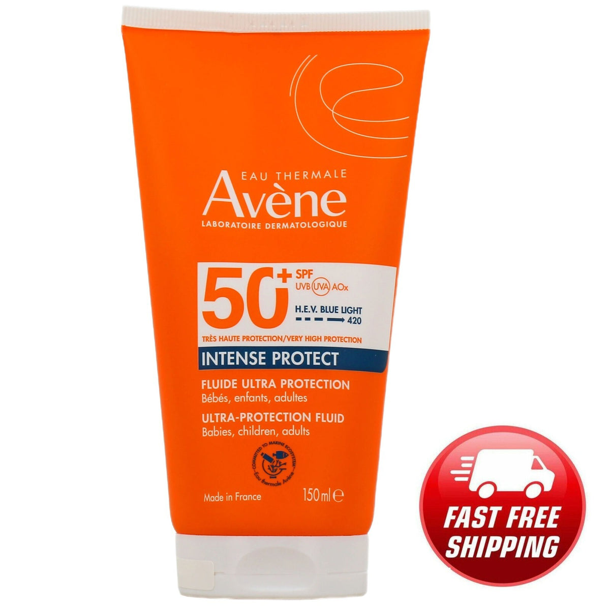 SPF 50+ Sunscreen Lotion for Sensitive Skin - Water Resistant 150ml