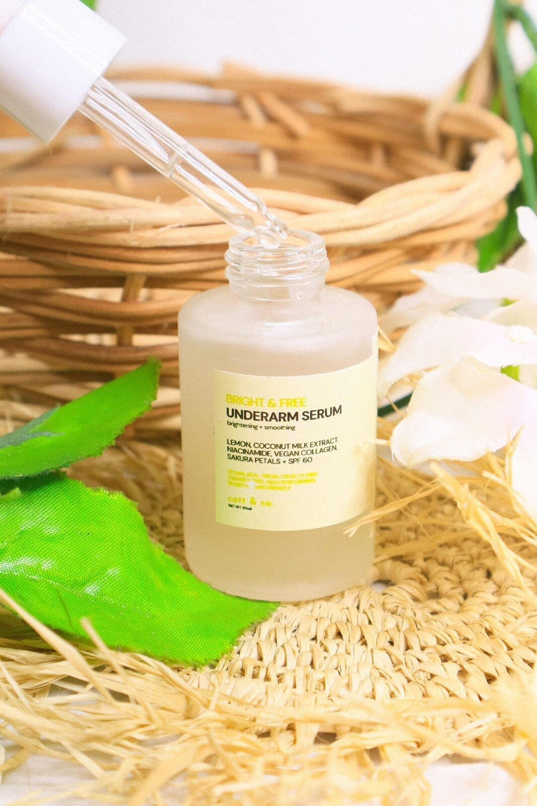 Underarm Brightening Serum with Niacinamide & Vegan Collagen - 30ml