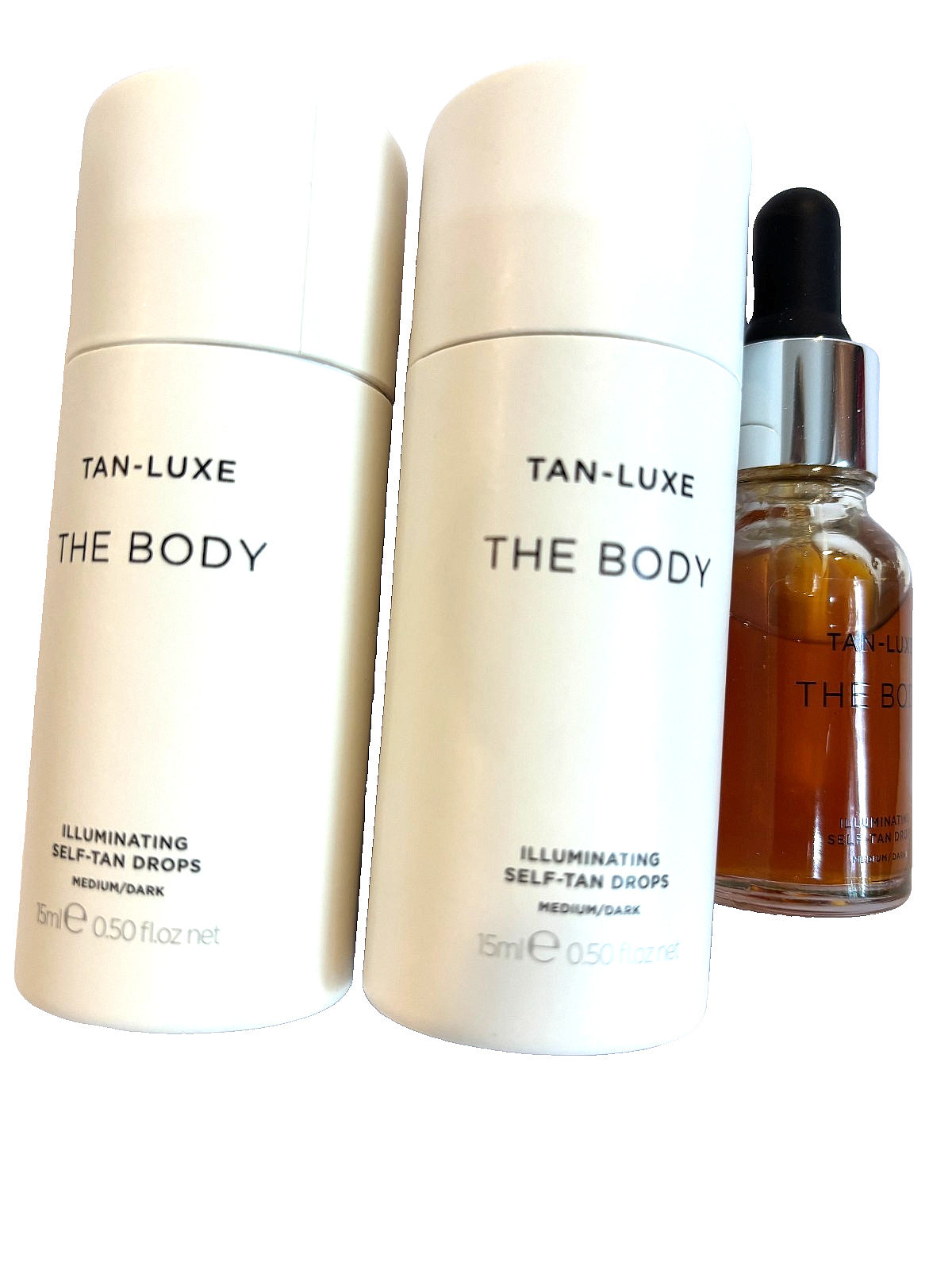 Self-Tan Drops for Body Medium/Dark 15ml Illuminating Tan Liquid