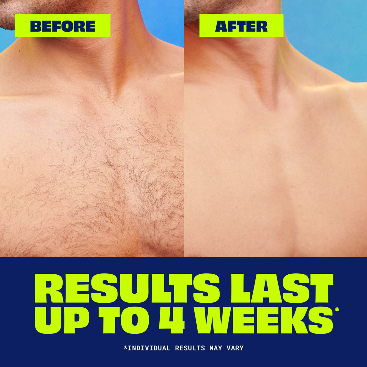 Men's Hair Removal Cream 12oz - Painless Body Hair Removal for Chest, Back, Arms & Legs