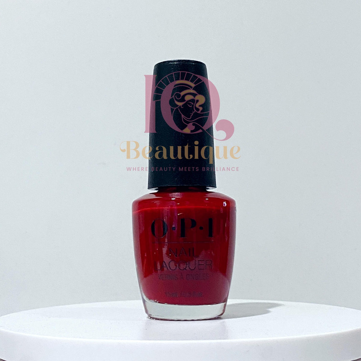 Red Velvet Vixen Nail Lacquer - Long-Lasting Gel Polish, 0.5oz