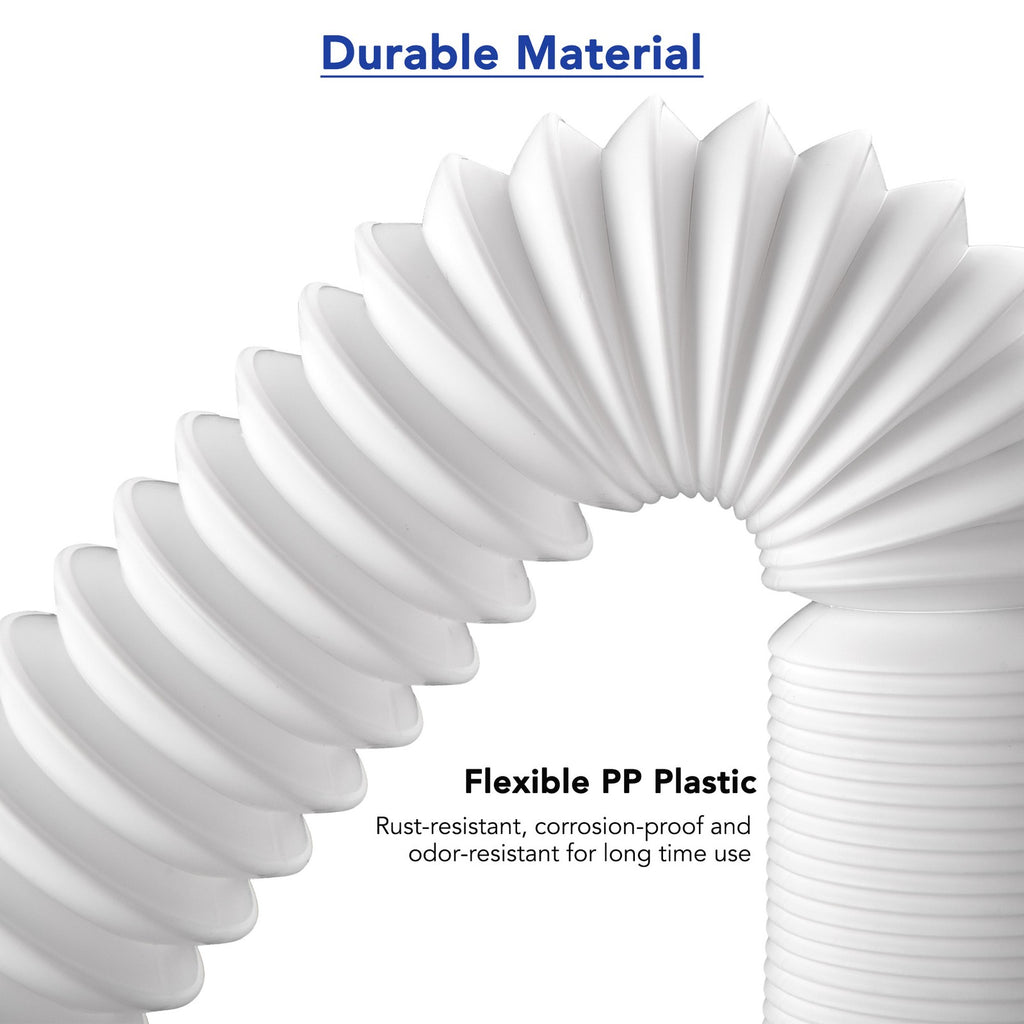 Extendable Wash Basin Drain Hose Kit for Salon Shampoo Bowls