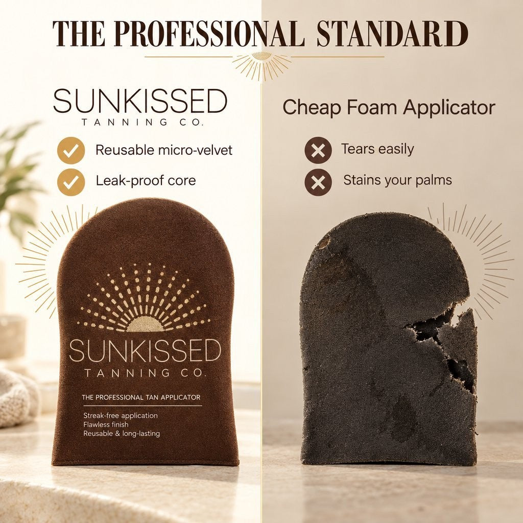 Self Tan Mitt Set - Professional Sunless Tanning Applicator Gloves (3 Pack)