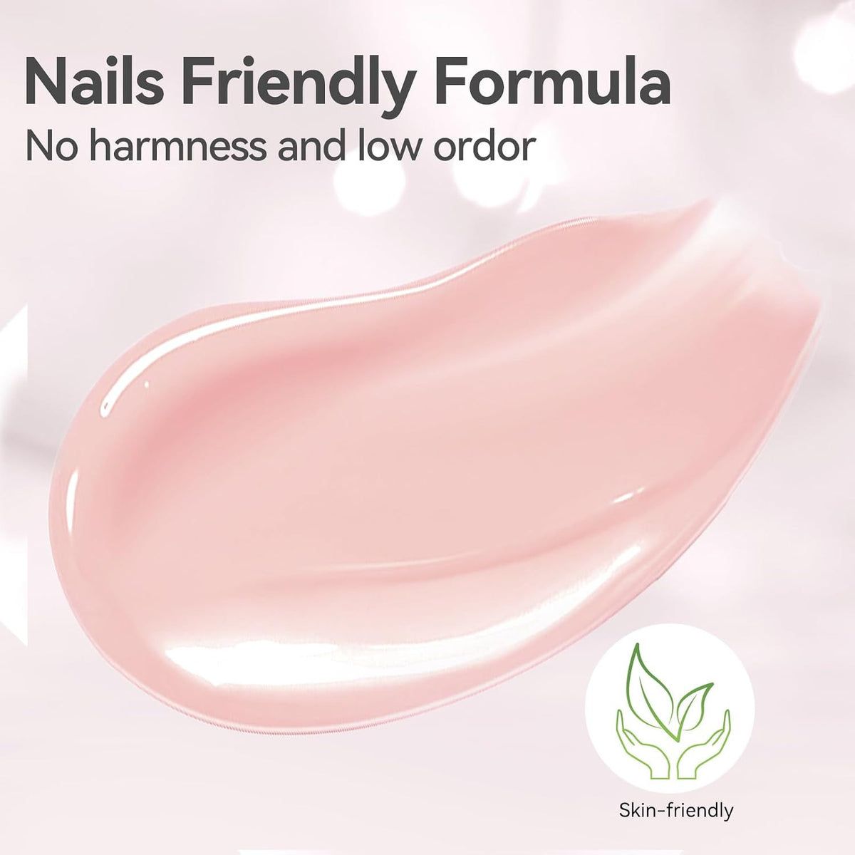 8-in-1 Builder Gel for Nails Pink Extension & Strengthening Gel 15ML
