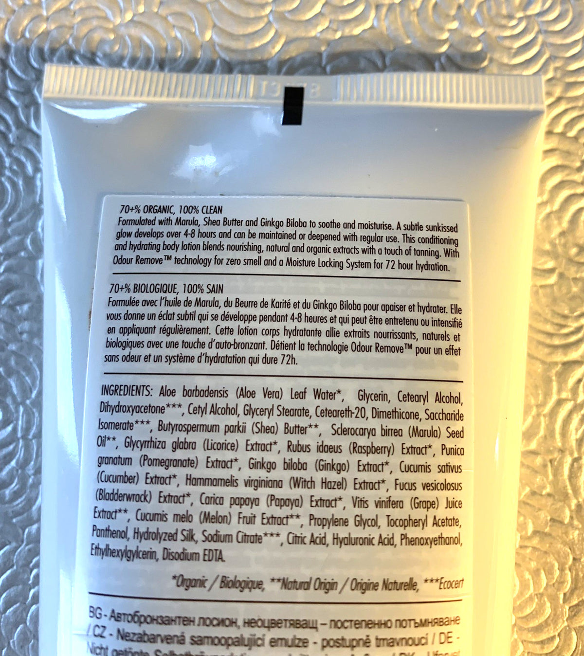 Self Tanning Lotion with Marula Oil - Gradual Face & Body Moisturizer - 6.76 Fl Oz