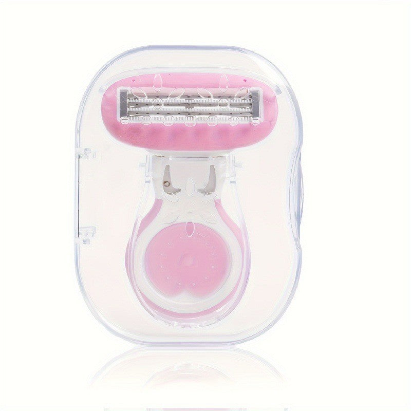 Women Manual Razor Hair Remover for Legs & Armpits with Soap Head - Unbranded