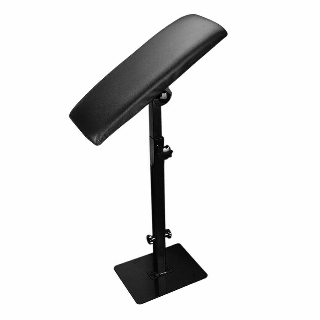 Height Adjustable Tattoo Armrest Stand with PU Leather Cover