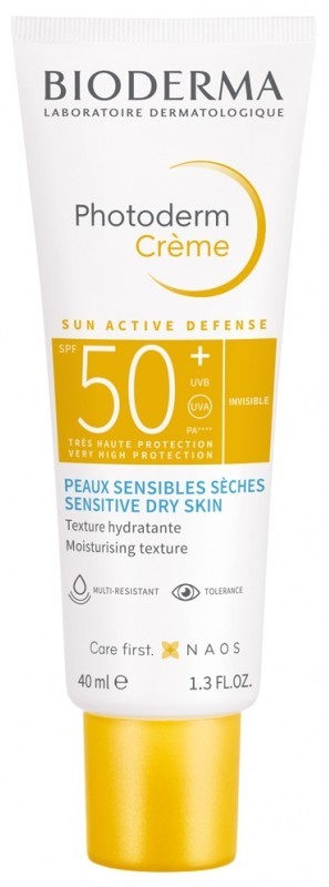 SPF 50+ Face Sunscreen Cream - Hydrating & Invisible Sun Protection 40ml