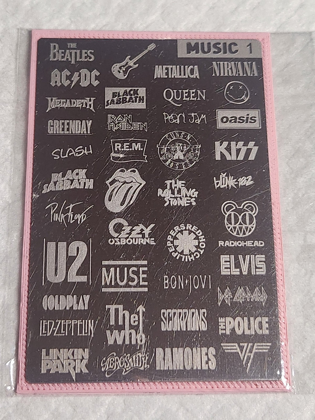 Nail Stamping Plate Music Theme for Nail Art - Mundo de Unas