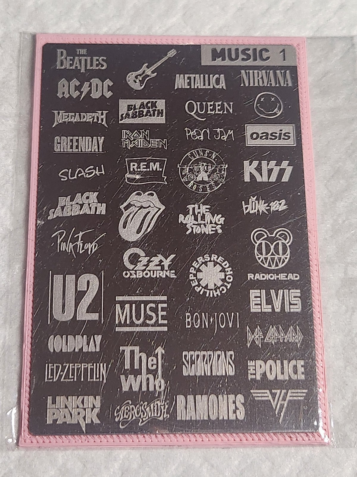 Nail Stamping Plate Music Theme for Nail Art - Mundo de Unas
