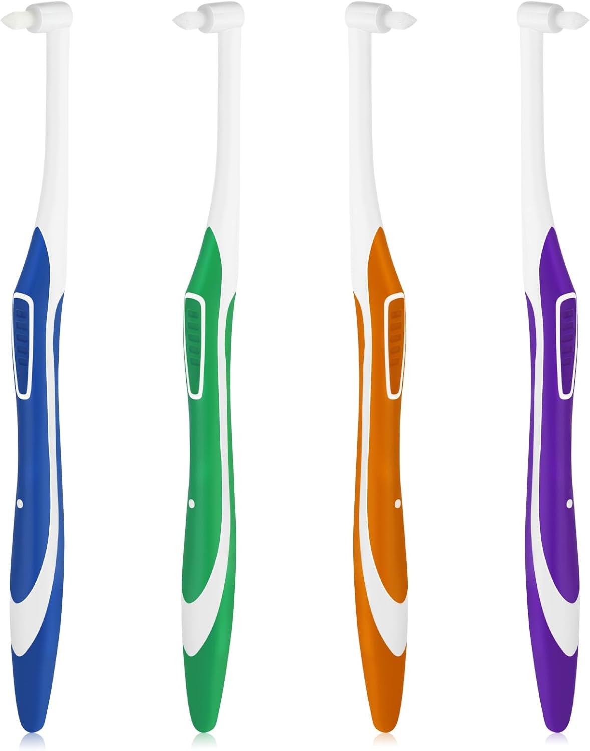 Interspace Tufted Toothbrush Set - Gentle, Deep Cleaning for Braces & Gaps