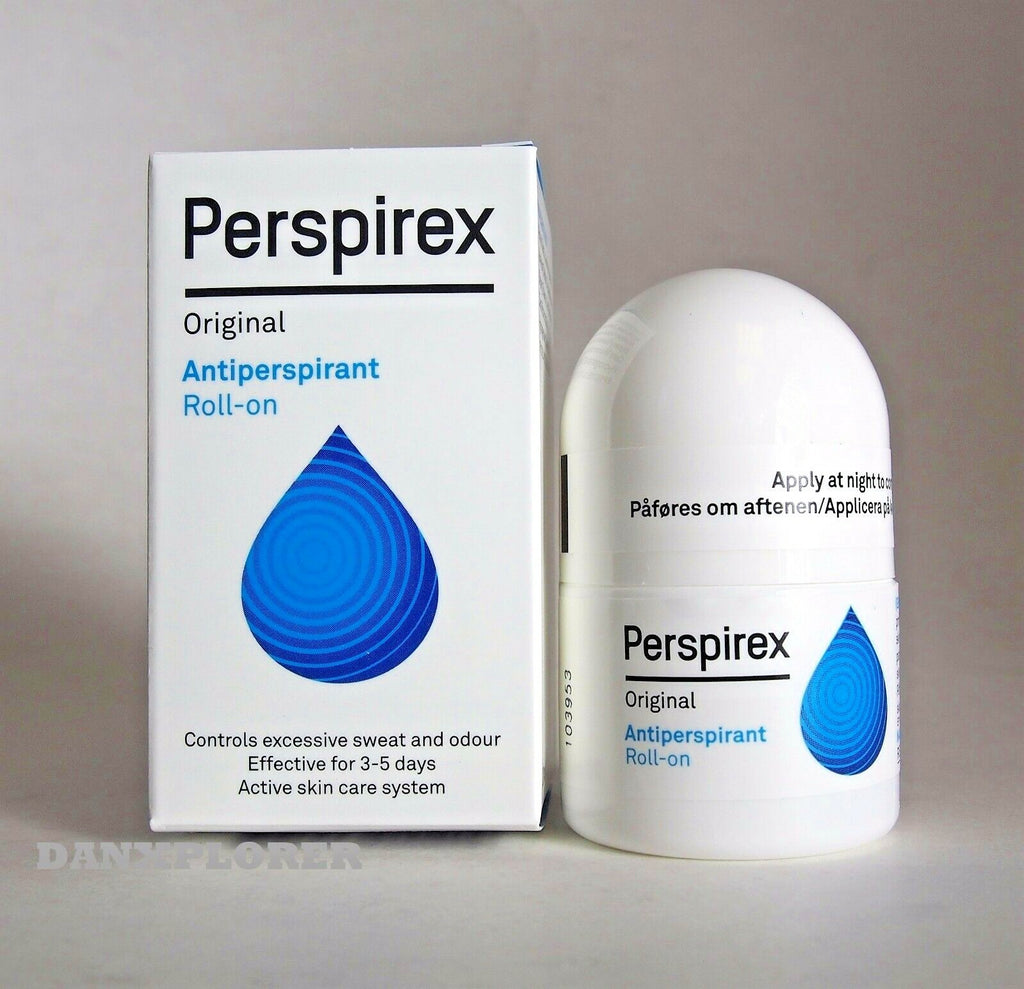 Perspirex Original Antiperspirant Roll-On - 20ml Long-Lasting Sweat & Odour Protection