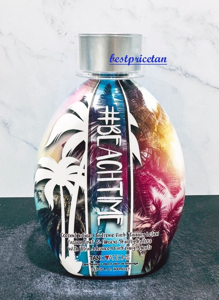 Dark Tanning Lotion for Indoor & Outdoor Use - 13.5oz Beach Time Elixir