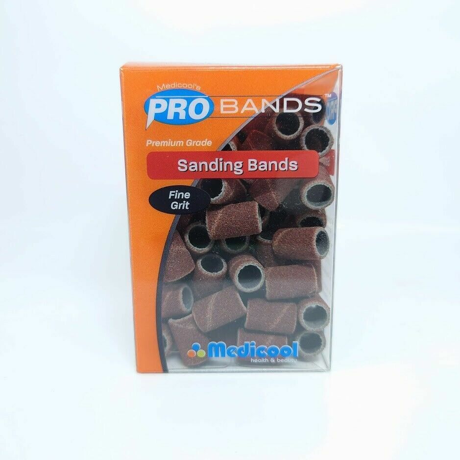 Sanding Bands for Acrylic & Gel Nails - Fine, Medium, Coarse Grits | Pro Nail Files