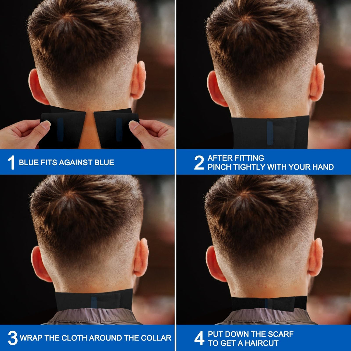 Disposable Barber Paper Neck Strips - 5 Rolls for Hair Salons & Grooming