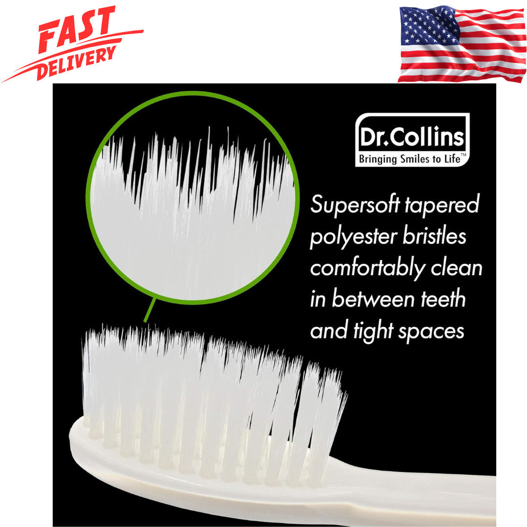 Perio Toothbrush 3 Pack - Ultra-Soft Bristles for Sensitive Gums and Plaque Removal