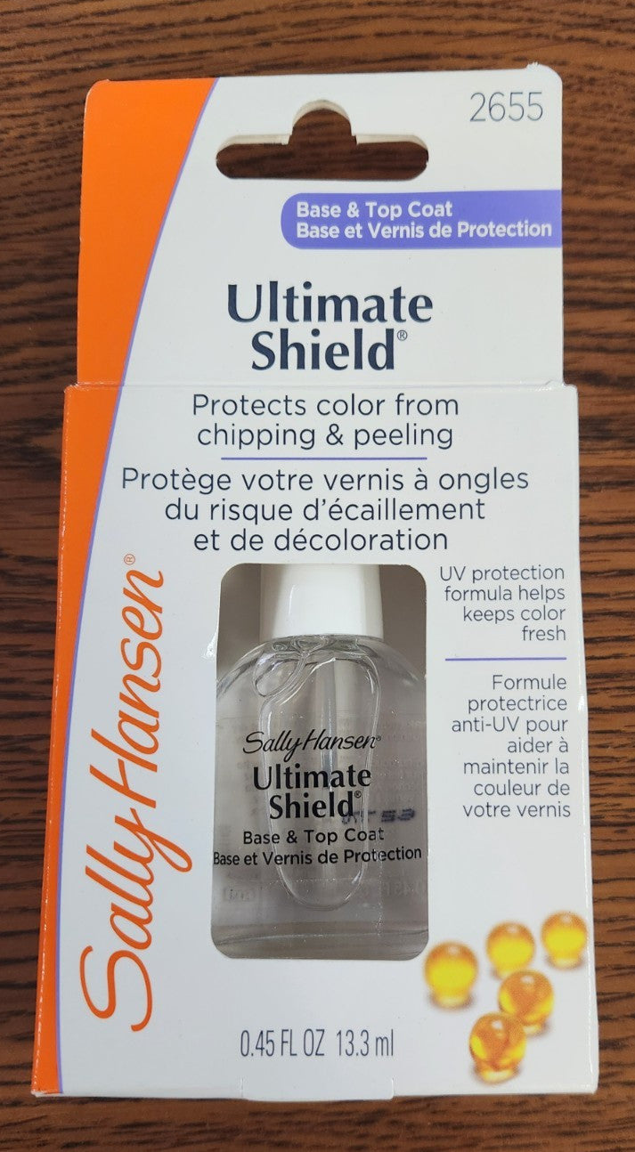 3 Pack Sally Hansen Base and Top Coat Nail Protectors #2655 0.45 oz Each