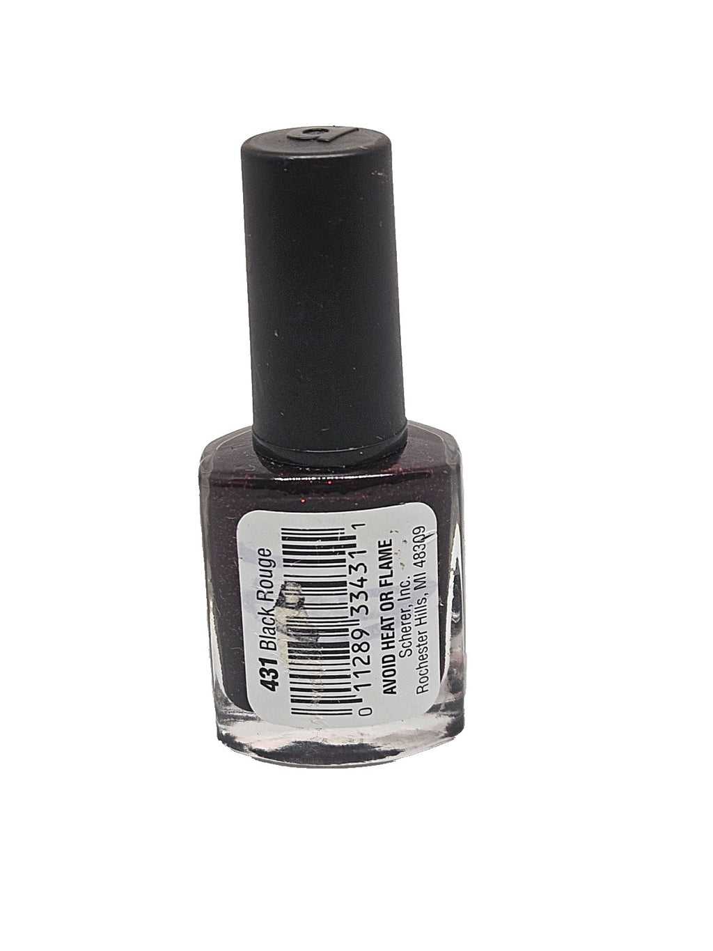 Petites Black Rouge Nail Polish - 0.25 Fl Oz, Unboxed