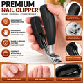 Extra Large Toe Nail Clippers Heavy Duty Stainless Steel for Thick Nails