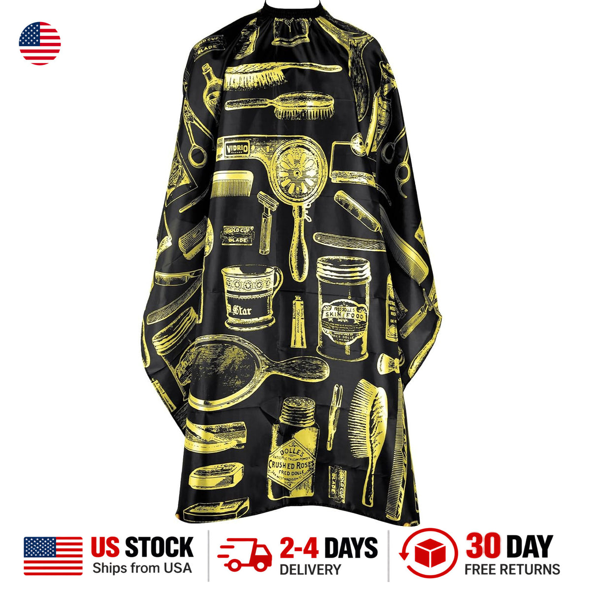 Waterproof Barber Cape for Men Haircut Salon Professional Use