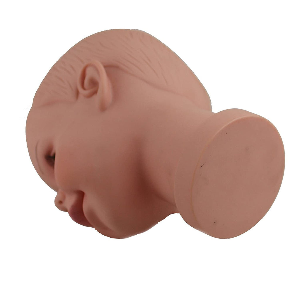 Baby Girl Mannequin Head for Wig and Hat Display - Silicone Cosmetology Mannequin