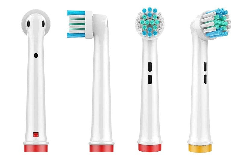 Electric Toothbrush with 6 Replacement Heads, Rechargeable, 3 Modes