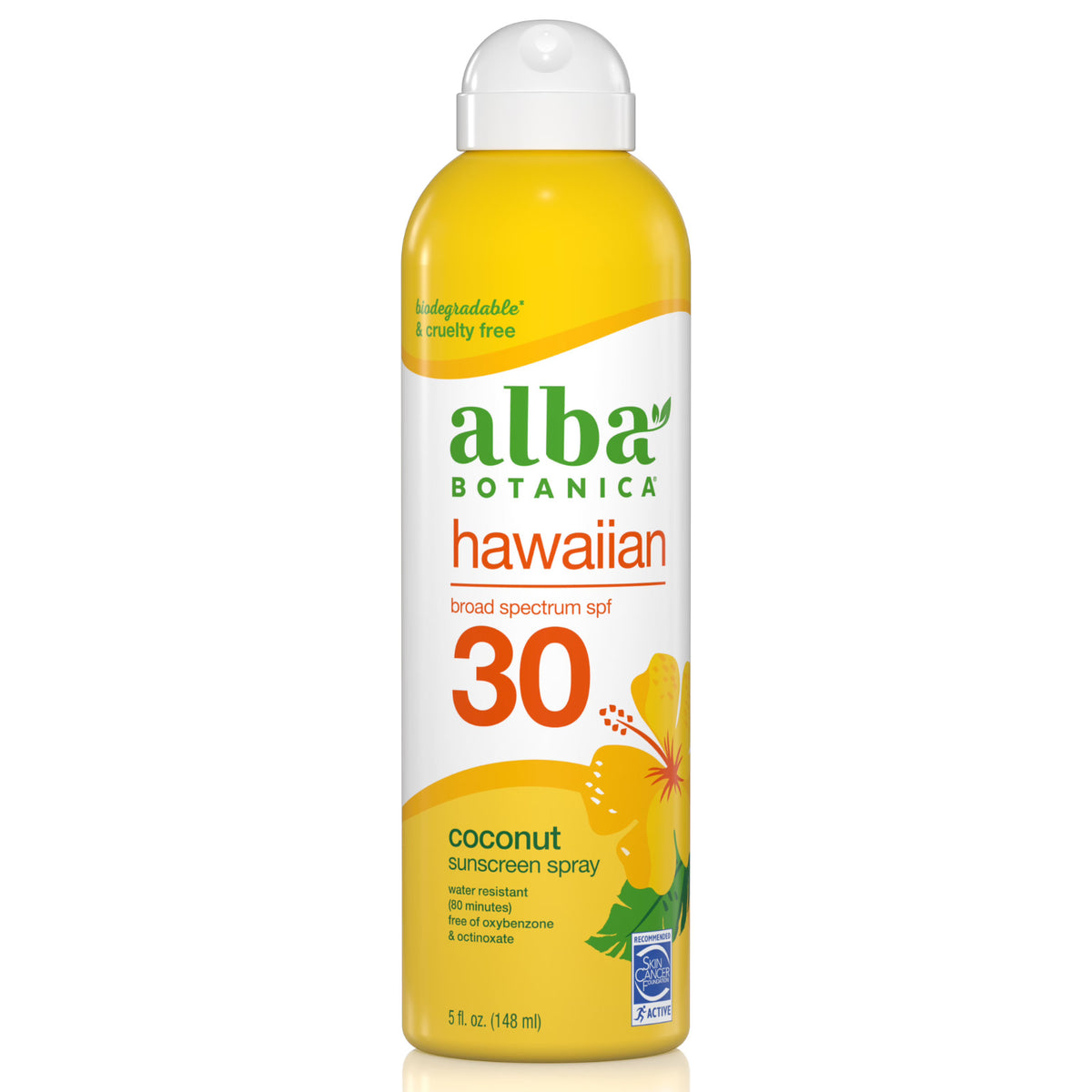 Sunscreen Spray SPF 30 with Coconut Scent - 5 oz Broad Spectrum Sun Protection