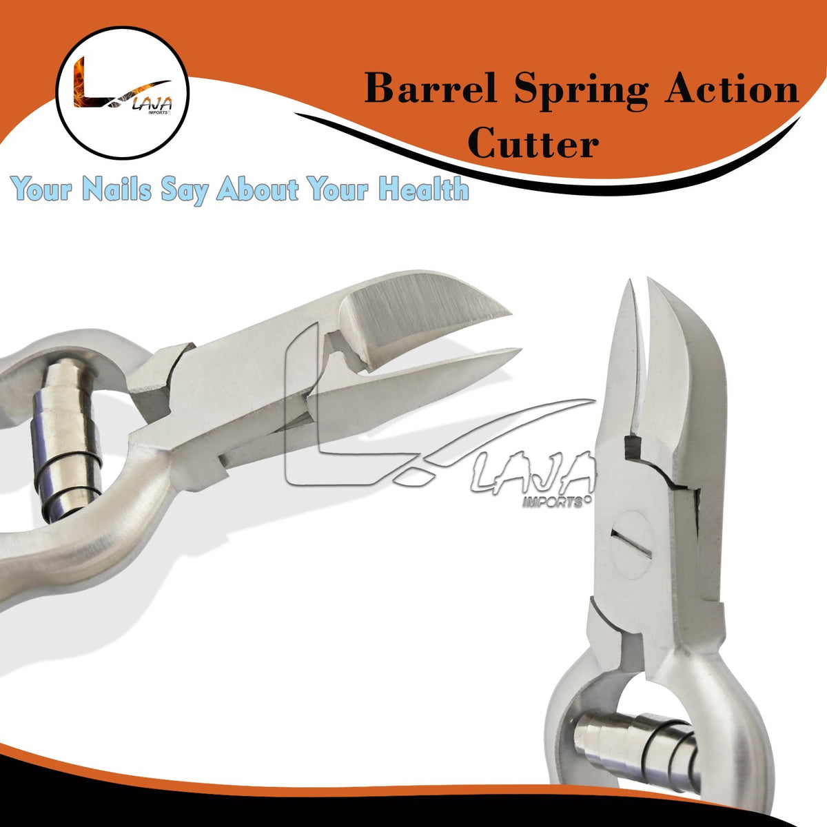 Heavy Duty Podiatrist Toenail Clippers for Thick & Ingrown Nails - 5.5 Inch Stainless Steel