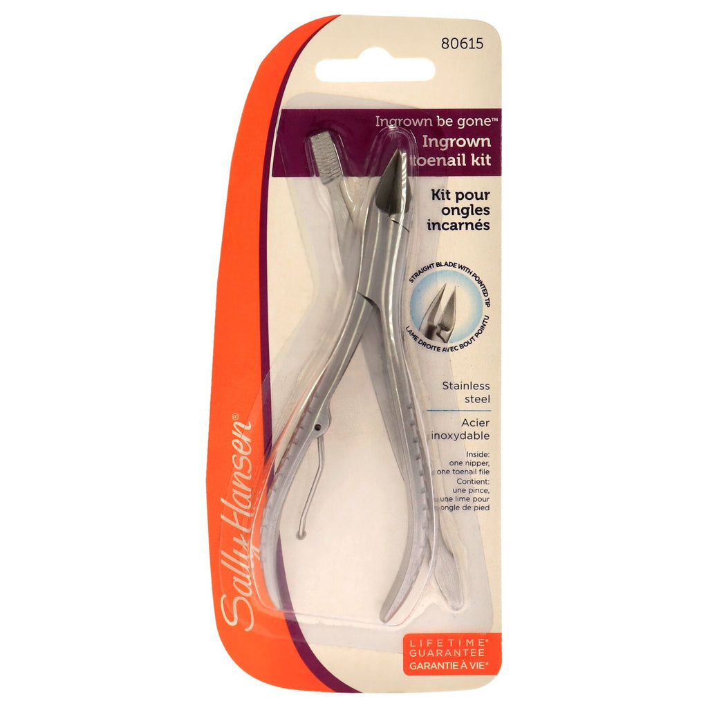 Ingrown Toenail Kit with Nail File and Straight Blade - Salicylic Acid Care