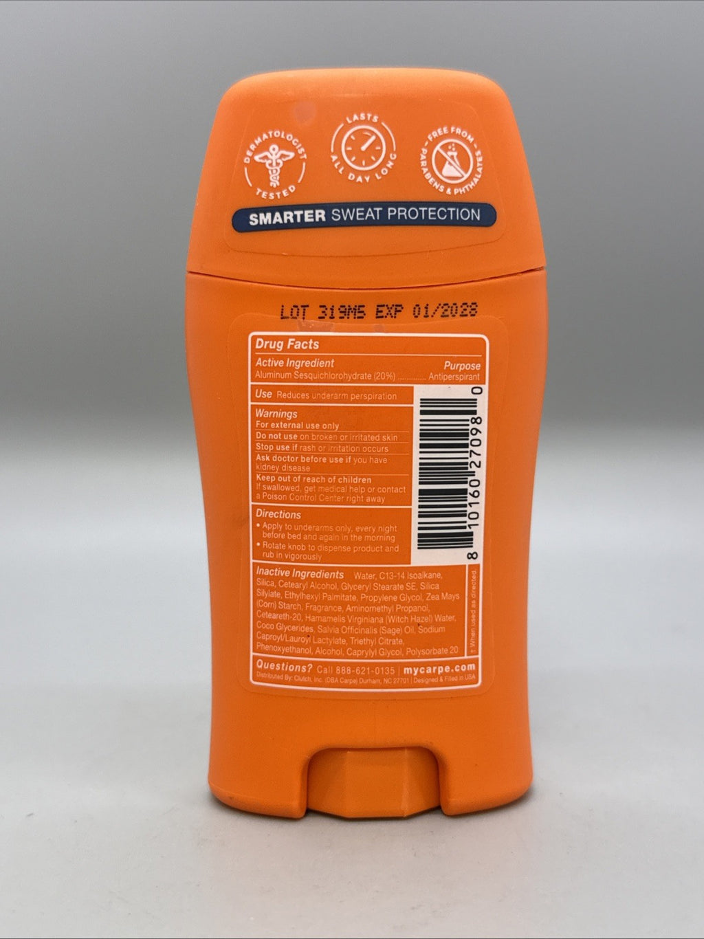 Carpe Ocean Storm Antiperspirant Underarm Lotion - 1.69oz, Sealed