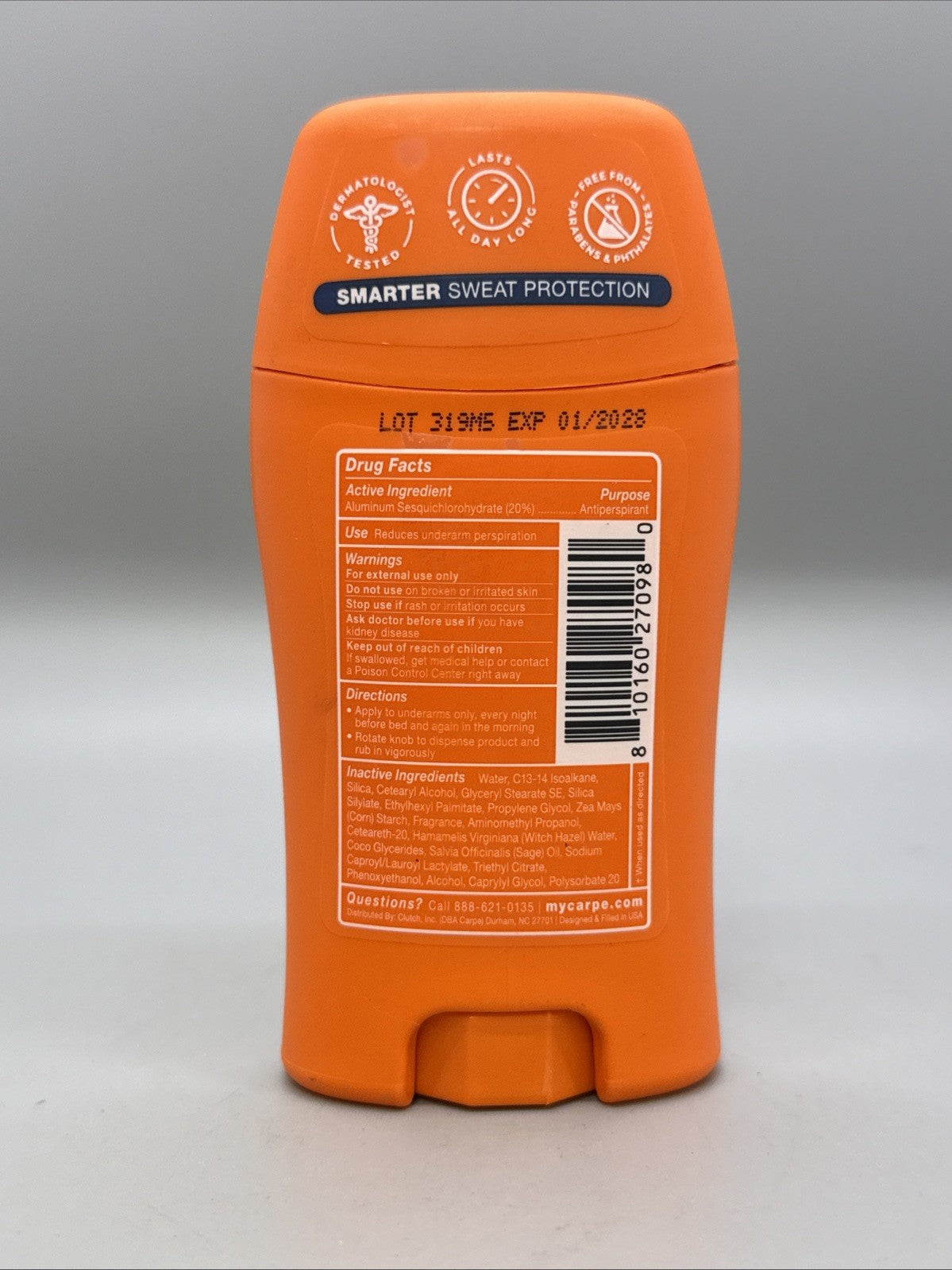 Carpe Ocean Storm Antiperspirant Underarm Lotion - 1.69oz, Sealed