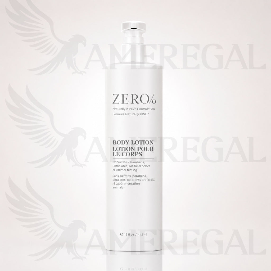 Zero Percent Body Lotion & Shower Gel Twin Pack - 15oz Each, Natural Hydrating Set