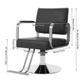 Rotatable Barber Chair Salon Chair with Adjustable Height & Heavy Duty Carbon Steel Frame