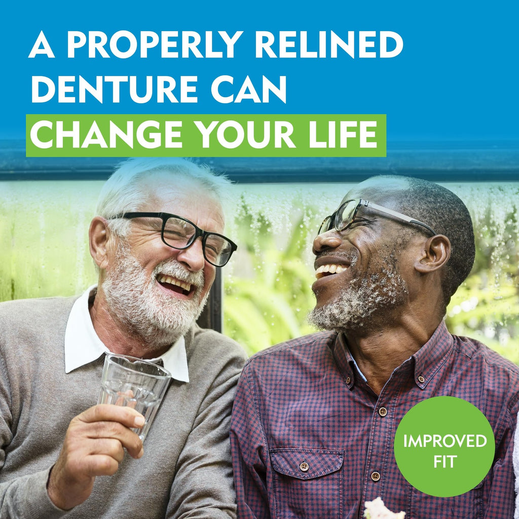 Lower Denture Reline Kit with Soft Silicone for Comfortable Fit