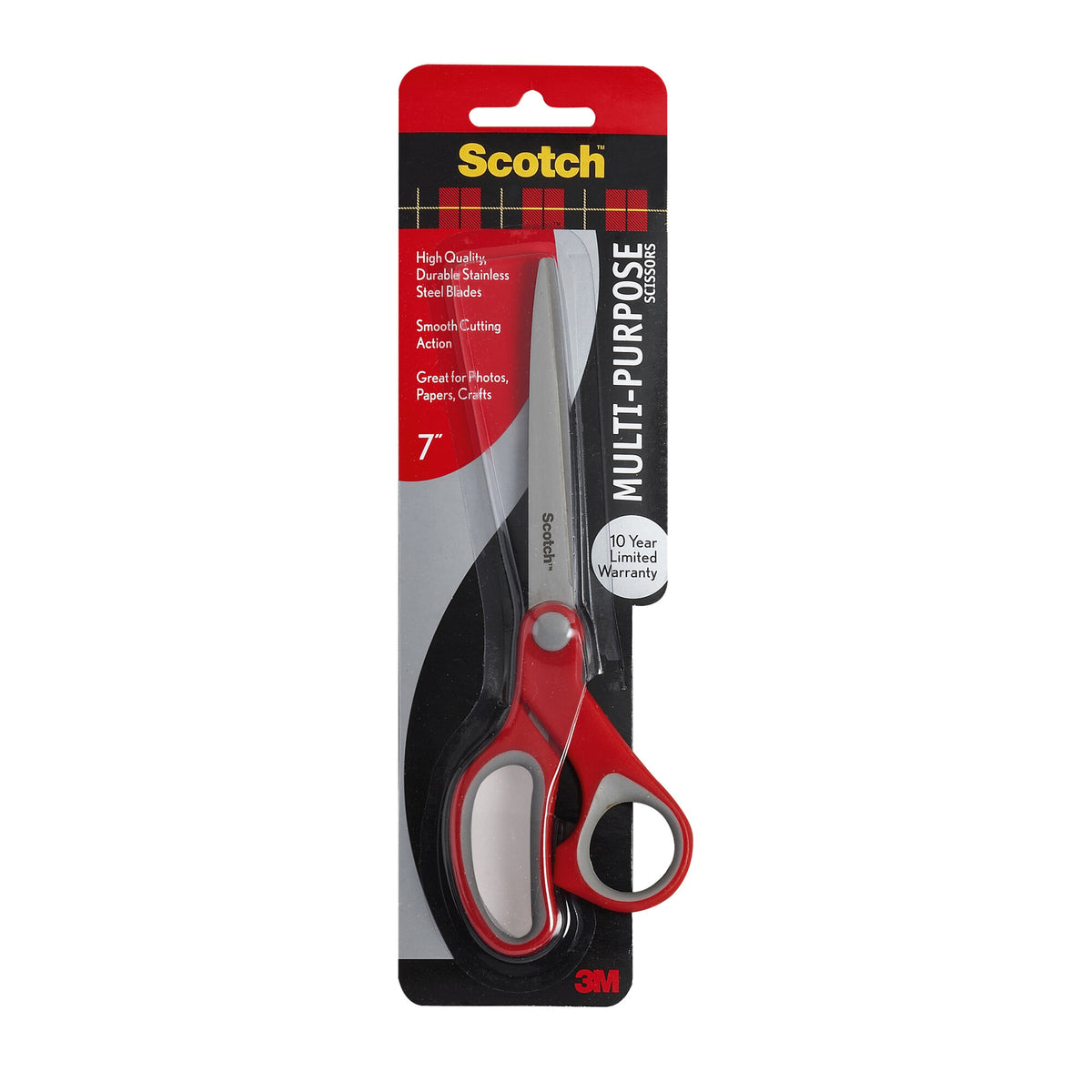 Multi-Purpose Scissors 7 Inch Stainless Steel Blade Household Utility Tool