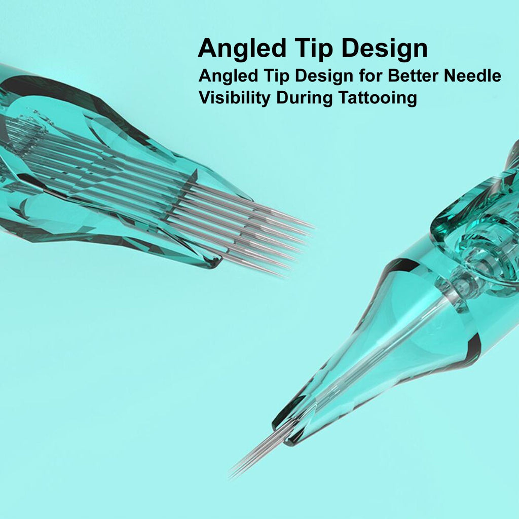 Disposable Tattoo Needle Cartridges 3RL-15RM, 50Pcs Mix Set