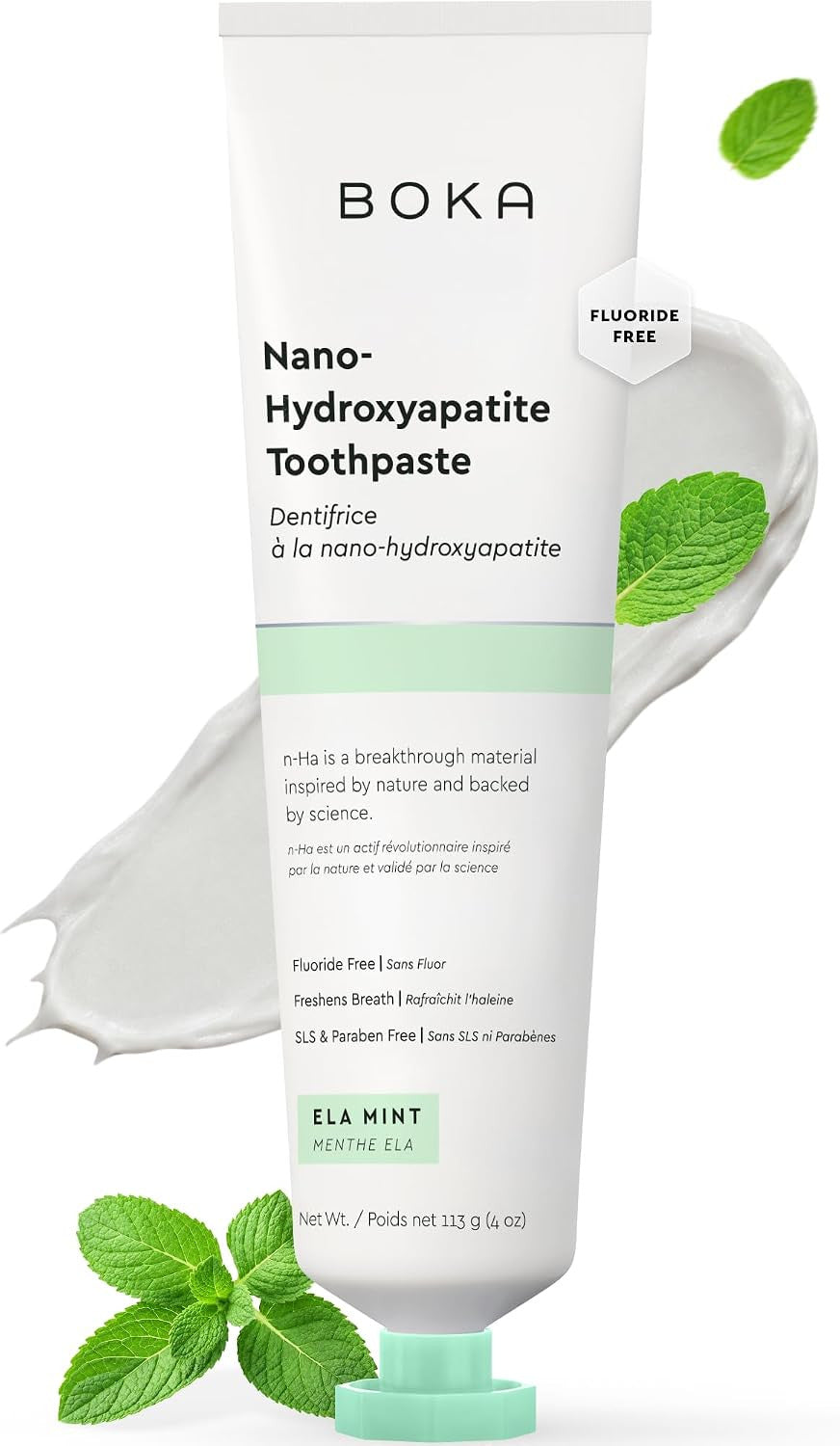 Nano Hydroxyapatite Fluoride-Free Toothpaste for Enamel Care - Natural & Vegan