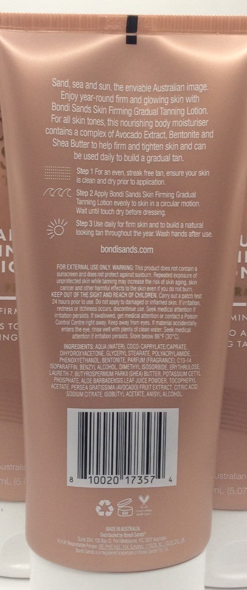 Gradual Tanning Lotion with Skin Firming Complex - Sunless Self Tanner