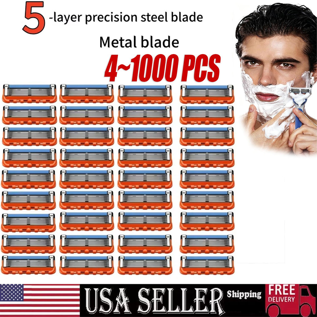 Razor Blade Refills Compatible with Gillette Fusion 5 Proglide - Multiple Quantity Options