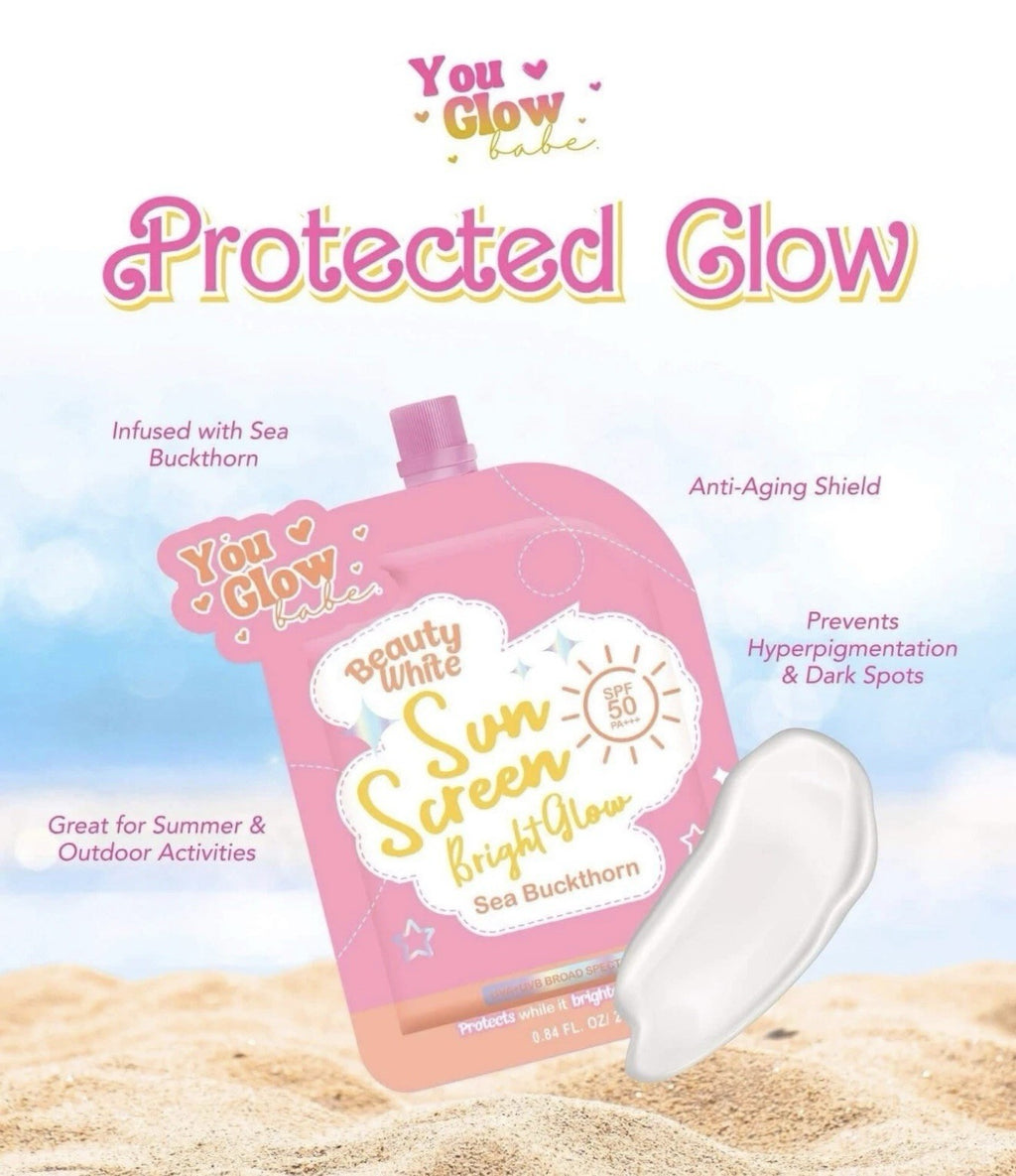 Bright Glow Sunscreen SPF 50 PA+++ Twin Pack - Skin Protection for Face & Body