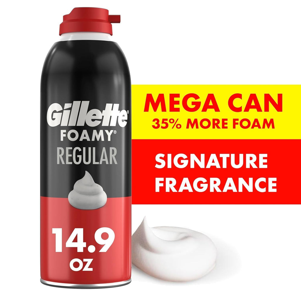 Men's Shaving Foam - Gillette Classic Protects Against Irritation 35% More Foam