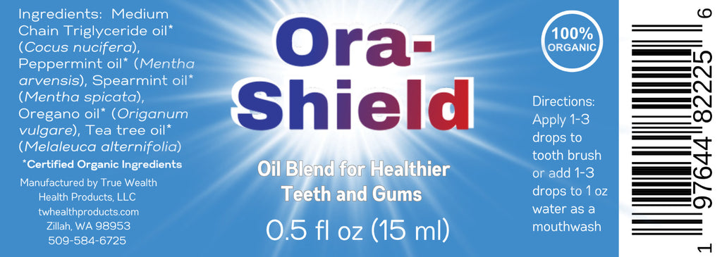 Organic Tooth Oil for Gum Disease Relief & Fresh Breath - Natural Oral Care
