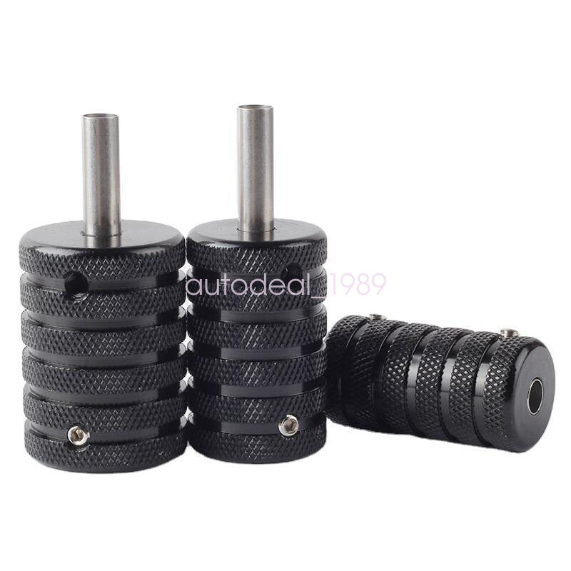 Tattoo Grips Set — Ergonomic Rubber Matte Tattoo Machine Handles (25/30/35 mm)
