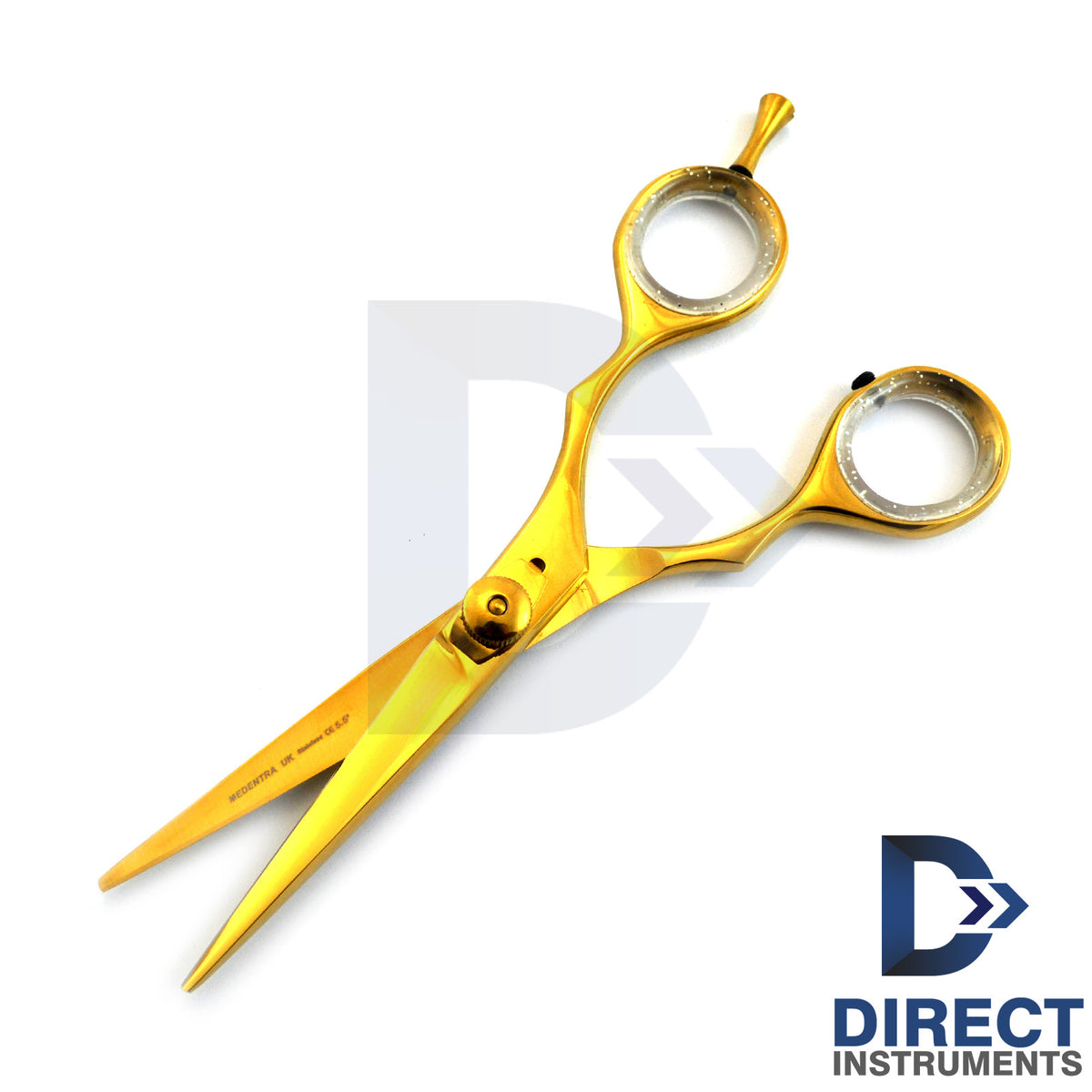 Professional Gold Hairdressing Scissors for Barber Salon Hair Cutting
