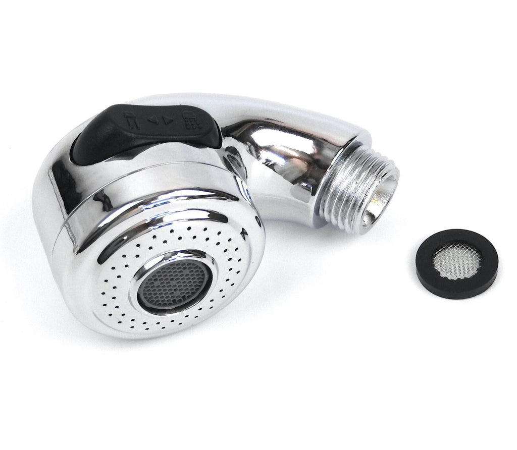 Salon Shampoo Bowl Sprayer Head Dual Function Chrome Replacement